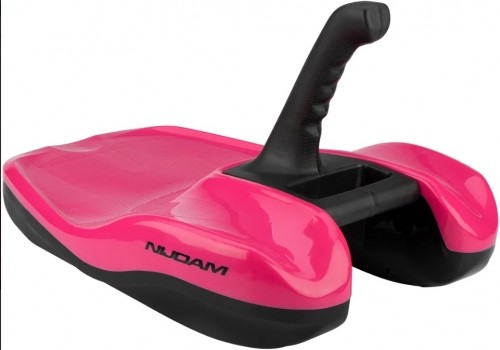 Snowshoes with handlebar NIJDAM Snowhoover N51DA03 plastic Pink/Black image 1