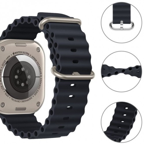 Tech-Protect watch strap IconBand Pro Apple Watch 42/44/45/49mm, black image 2