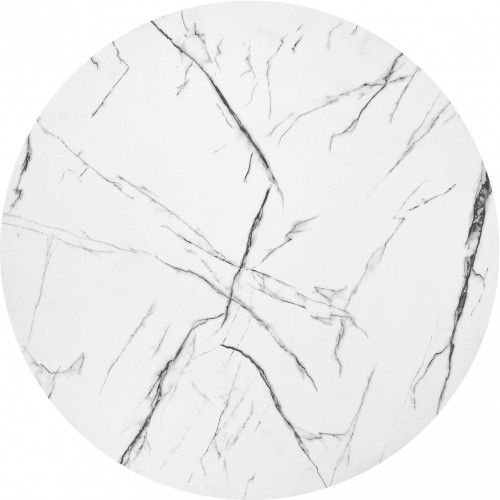 Halmar ANTICA coffee table top - white marble, frame - black (2box = 1pc) image 2