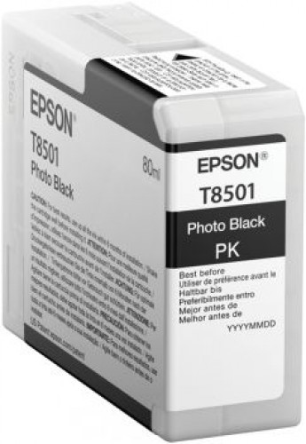 EPSON  
         
       T8501 Ink Cartridge, Black image 1