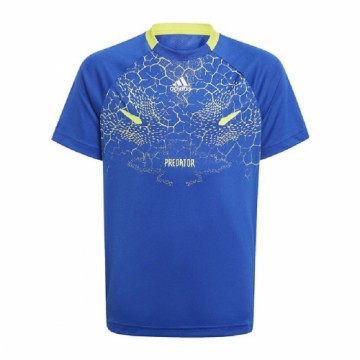 Спортивная футболка с коротким рукавом, детская Adidas Predator Inspired Синий