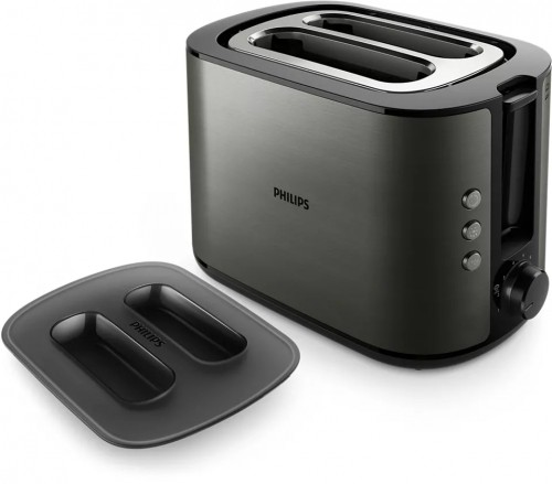 PHILIPS Viva Collection tosteris, melns - HD2651/80 image 4