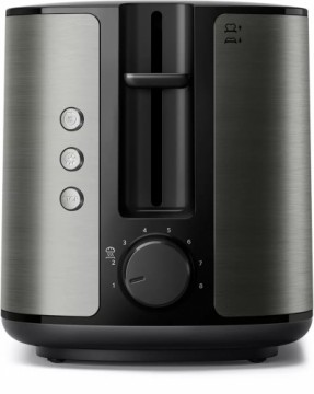 PHILIPS Viva Collection tosteris, melns - HD2651/80