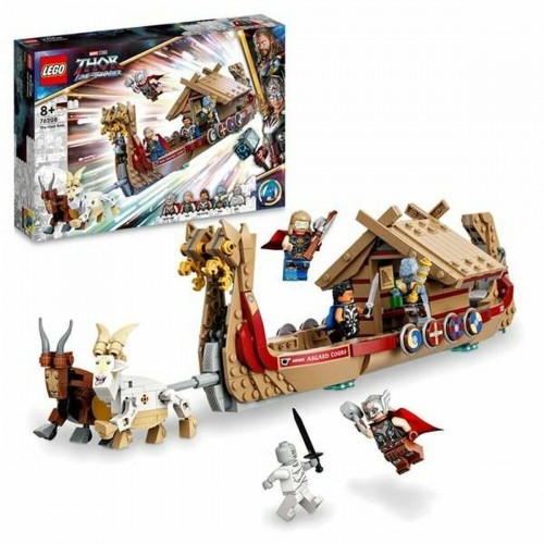 Celtniecības Komplekts Lego Thor Love and Thunder: The Goat Boat image 1