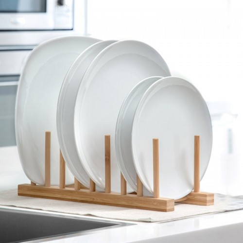Bigbuy Cooking Dish Holder Dabisks Bambuss (34 x 12,5 x 12 cm) image 3