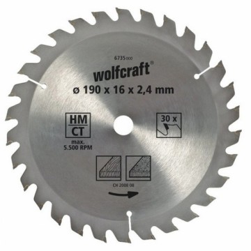 Griešanas disks Wolfcraft 6733000 160 x 2,4 mm