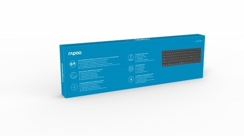 Rapoo Multimode wireless blade keyboard compact d. gre image 3
