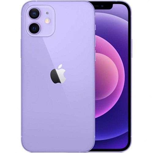 Apple  
         
       iPhone 12 Purple, 6.1 ", Super Retina XDR OLED, 1170 x 2532 pixels, , A14 Bionic, Internal RAM 4 GB, 64 GB, Dual SIM, Nano-SIM, 3G, 4G, 5G, Main camera 12+12 MP, Secondary camera 12 MP, iOS, 14.1, 2815 mAh image 1