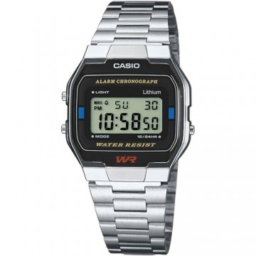 Часы унисекс Casio A163WA-1QES Нержавеющая сталь Цифровой