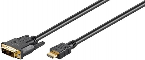 Goobay  
         
       DVI-D/HDMI cable, gold-plated HDMI to DVI-D, 2 m image 1