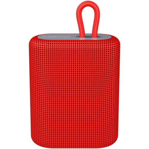 Canyon BSP-4 Bluetooth Speaker, BT V5.0, BLUETRUM AB5365A, TF card support, Type-C USB port, 1200mAh polymer battery, Red, cable length 0.42m, 114*93*51mm, 0.29kg image 1