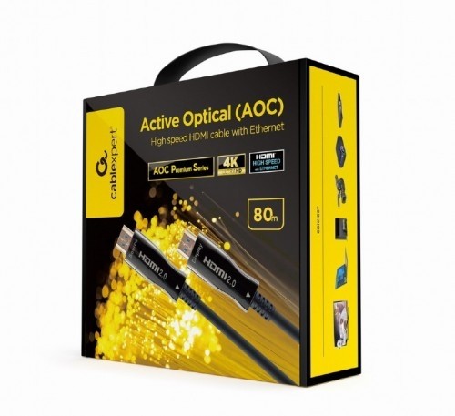 Gembird Cable AOC High Speed HDMI with ethernet premium 80 m image 2
