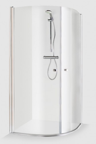 Brasta Glass Dušas kabīne KATARINA 90x90 Tonēts pelēks vai brūns image 1