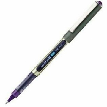 Liquid ink ballpoint pen Uni-Ball Rollerball Eye Fine UB-157 Фиолетовый 12 штук