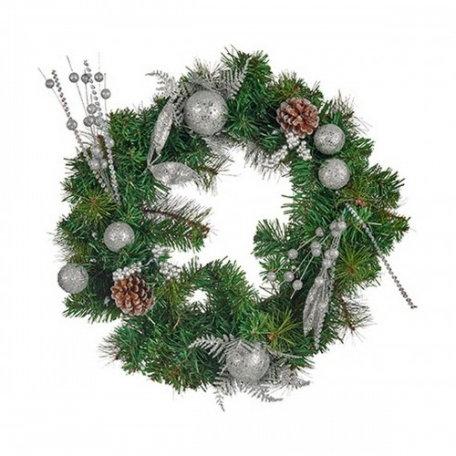 Krist+ Рождественский венок Ананасы Серебристый Коричневый Зеленый (45 x 13 x 45 cm) image 1
