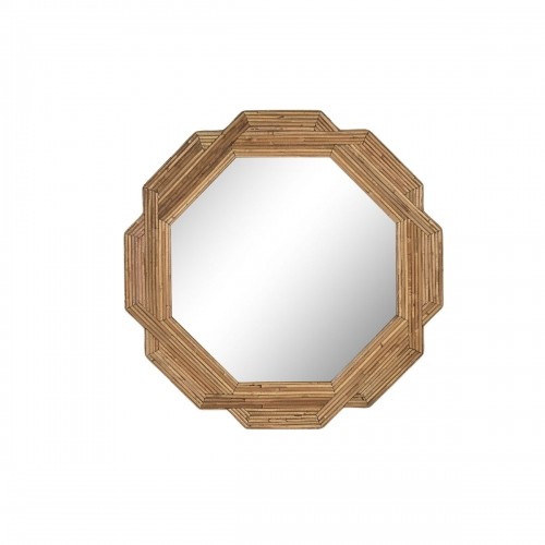 Sienas spogulis DKD Home Decor Brūns Rotangpalma (80 x 2 x 80 cm) image 1