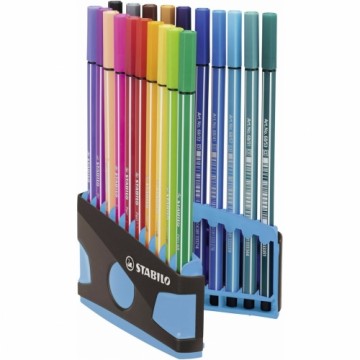 Flomasteru Komplekts Stabilo Pen 68 Color Parade Atvejis