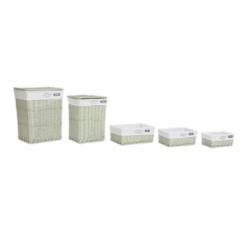 Grozs DKD Home Decor Poliesters Zaļš pīts (44 x 34 x 56 cm)