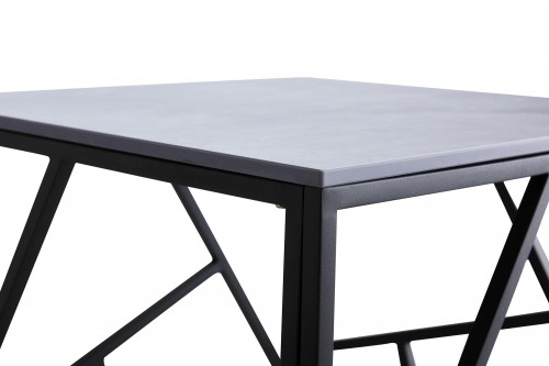 Halmar UNIVERSE 2 KWADRAT, coffee table, gray marble / black image 5