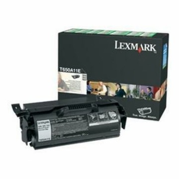 Toneris Lexmark T650A11E Melns
