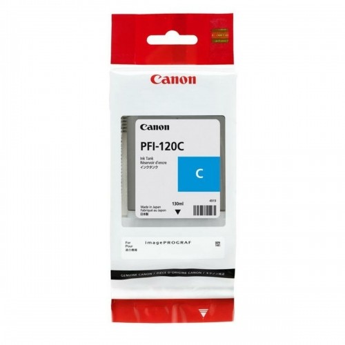 Oriģinālais Tintes Kārtridžs Canon PFI-120C Ciānkrāsa image 1