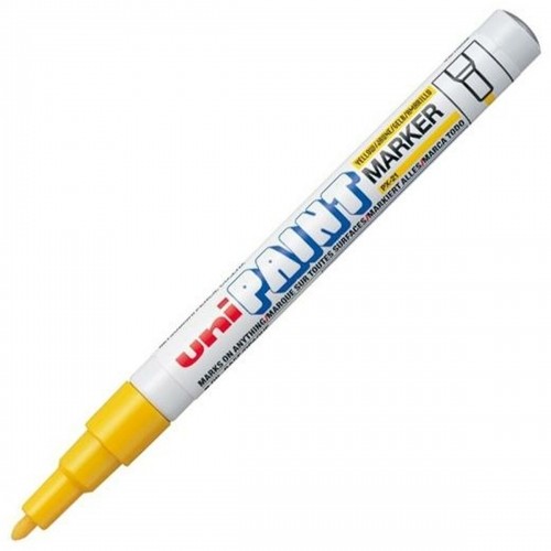 Постоянный маркер Uni-Ball Paint PX-21L Жёлтый 12 штук image 1