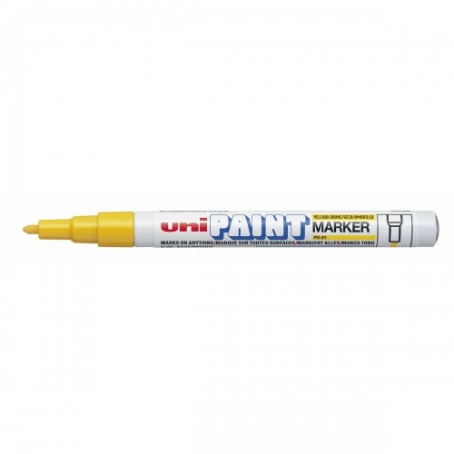 Постоянный маркер Uni-Ball Paint PX-21L Жёлтый 12 штук image 2