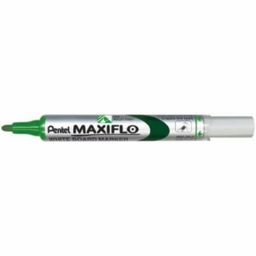 Liquid chalk markers Pentel Maxiflo MWL-5S Zaļš 12 gb.