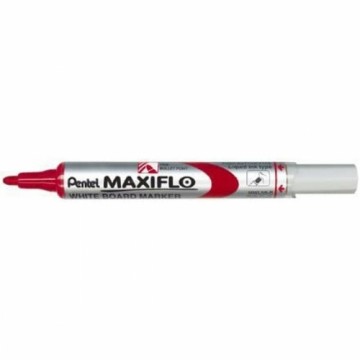 Liquid chalk markers Pentel Maxiflo MWL-5S Красный 12 штук
