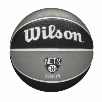 Баскетбольный мяч Wilson Nba Team Tribute Brooklyn Nets Чёрный Один размер