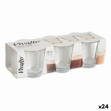 Vivalto Glāžu komplekts Caurspīdīgs Stikls (90 ml) (24 gb.)