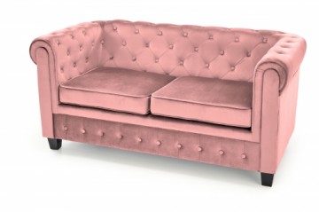 Halmar ERIKSEN XL leisure armchair pink / black