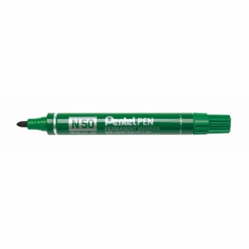 Постоянный маркер Pentel N50-BE Зеленый 12 штук