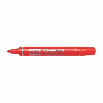 Постоянный маркер Pentel N50-BE Красный 12 штук