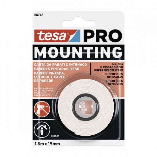 Клейкая лента TESA Mounting Pro Двухстороннее 19 mm x 5 m image 1