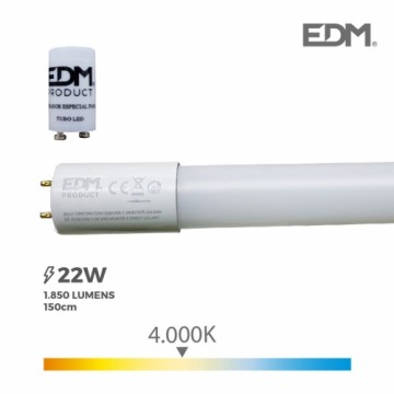 LED caurule EDM 1850 Lm A+ T8 22 W (4000 K)