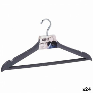 Kipit Apģērbu pakaramo komplekts Pelēks Plastmasa 24 gb. (22 x 6 x 44 cm)