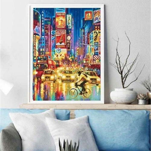 Name Krāsošanas komplekts Alex Bog Amazing Times Square NYC Cipari (40 x 50 cm) image 2