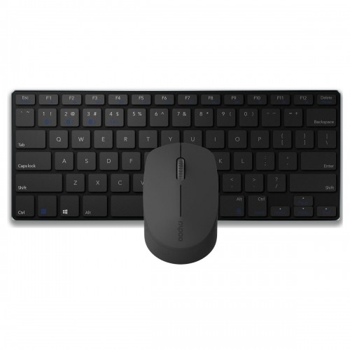 Клавиатура и беспроводная мышь Rapoo 00192077 Чёрный image 1