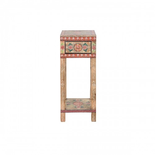 Mazs galdiņš DKD Home Decor Dabisks Daudzkrāsains Akrīls Mango koks (30,5 x 31 x 80,5 cm) image 2