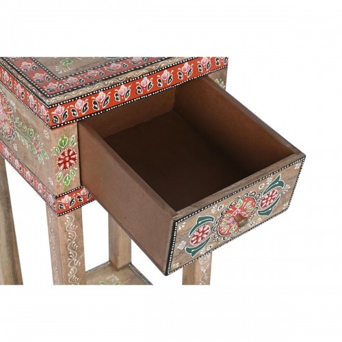 Mazs galdiņš DKD Home Decor Dabisks Daudzkrāsains Akrīls Mango koks (30,5 x 31 x 80,5 cm) image 3