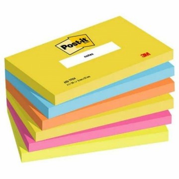 Стикеры для записей Post-it ENERGETIC 7,6 X 12,7 cm Разноцветный (76 x 127 mm) (6 штук)