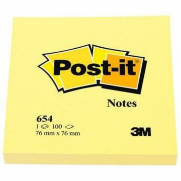 Стикеры для записей Post-it CANARY YELLOW Жёлтый 36 штук 7,6 x 7,6 cm (76 x 76 mm)