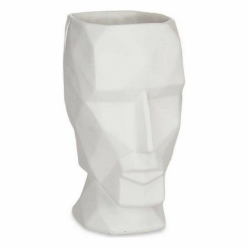 Gift Decor Vāze Seja 3D Balts Polirezīns (12 x 24,5 x 16 cm)