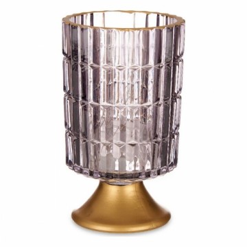Gift Decor LED laterna Metāls Pelēks Bronza Stikls (10,7 x 18 x 10,7 cm)