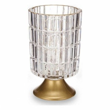 Gift Decor LED laterna Metāls Bronza Caurspīdīgs Stikls (10,7 x 18 x 10,7 cm)