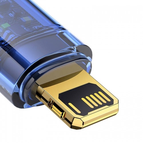 Baseus Explorer USB to Lightning Cable, 2.4A, 2m (blue) image 3