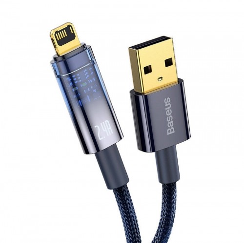 Baseus Explorer USB to Lightning Cable, 2.4A, 2m (blue) image 5