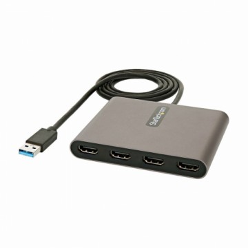 Адаптер USB 3.0 — HDMI Startech USB32HD4             Чёрный
