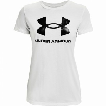 Sieviešu Krekls ar Īsām Piedurknēm Under Armour Sportstyle Balts